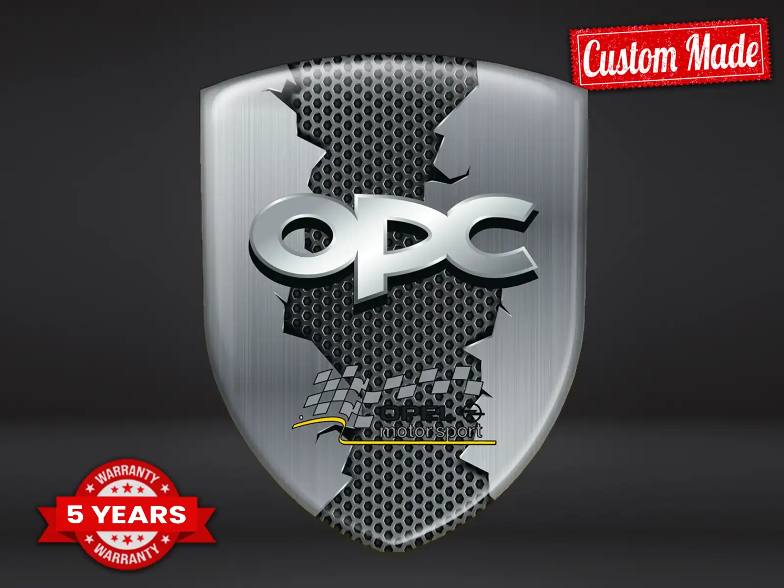 OPC Personalisierte Autosticker Stern Exklusiv Minimal